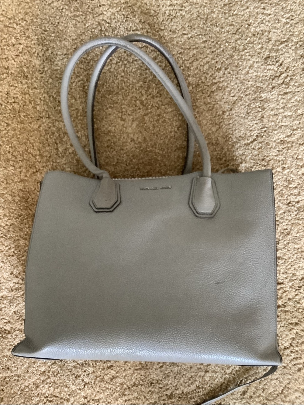 Michael Kors Taupe Leather Tote
